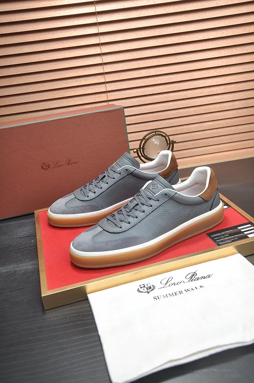 Men's men's shoes 💰540💶【𝐥𝐨𝐫𝐨 𝐏𝐢𝐚𝐧𝐚】lp classic loafers, an Italian treasure brand, the only brand that can match Hermès! Only after wearing it do we realize that we cannot let down our feet. The upper is imported cashmere, the lining of water-dyed cowhide ➕ the cowhide feet, the official original glass rubber outsole, and the pendant. Exclusive original packaging (tag ➕ brand paper ➕ outer box ➕ hand bag) code number: 38-45